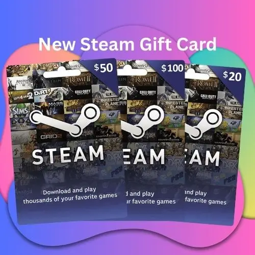 New Steam Gift Cards
